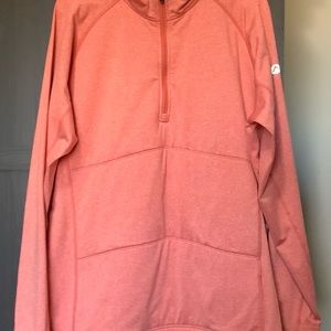 Oros Women’s XL 1/4 Zip Long Sleeve Pullover Sweatshirt with SolarCore panels